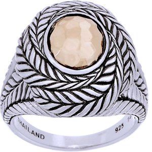 John Hardy Silver and Gold Ring